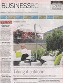 Patricia Gray discusses outdoor living in the Vancouver Sun July 2015